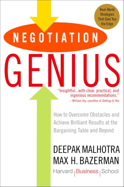 Book: Negotiation Genius